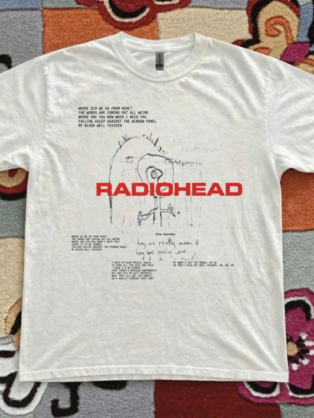 Radiohead Music Retro 90s shirt, Rock Concert T Shirt